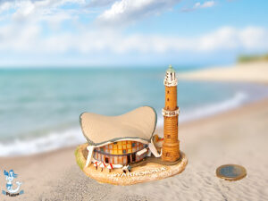 Leuchtturm WARNEMÜNDE poly 9,5cm