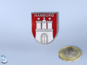Pin Hamburg Wappen