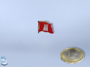 Pin Flagge Hamburg