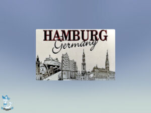 Hamburg Sticker silber