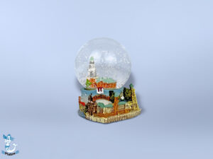 Schneekugel HAMBURG Michel 4,5cm