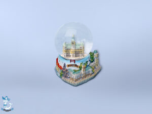 Schneekugel HAMBURG Rathaus 4,5cm