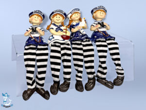 Marinekinder Baumelbeine 4-f 15cm BORKUM