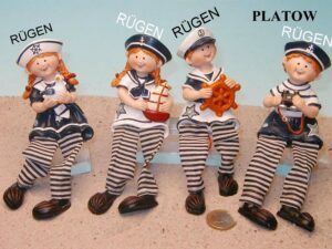 Marinekinder Baumelbeine 4-f 15cm RÜGEN