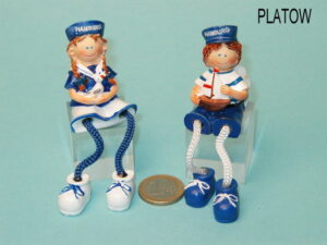 Figur Marinekinder Hamburg 2-f 10cm