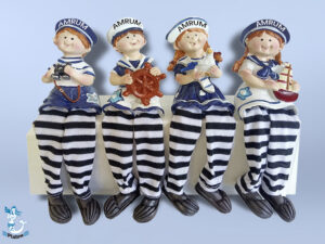 Marinekinder Baumelbeine 4f. 15cm AMRUM