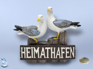 Möwe Poly (2er) "Heimtahfen" 18cm