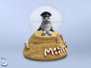 Schneekugel MOIN Seehund