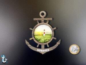 Nordsee Magnet Anker MDF 8x10cm
