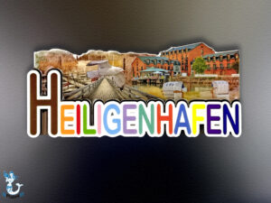 Heiligenhafen Magnet Skyline MDF