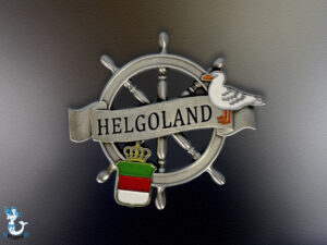 Metallmagnet Helgoland Steuerrad