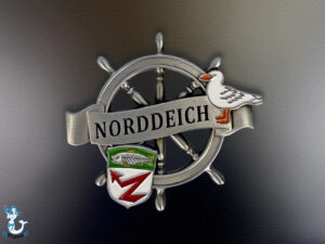 Metallmagnet Steuerrad Norddeich