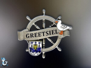 Metallmagnet Steuerrad Greetsiel