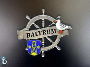 Metallmagnet Steuerrad Baltrum