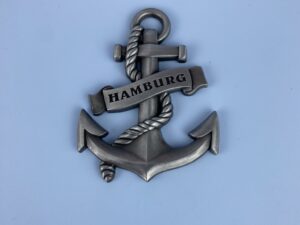 "Hamburg" Anker Metallmagnet 7x5cm