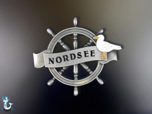 "Nordsee" Steuerrad Metallmagnet 6,5cm