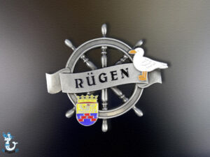 "Rügen" Steuerrad Metallmagnet 6,5cm