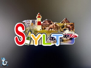 Sylt Magnet Skyline MDF