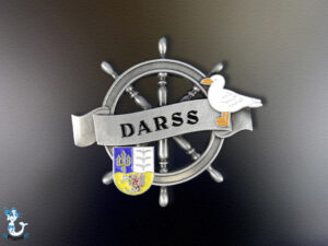 "Darss" Steuerrad Metallmagnet 6,5cm