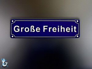Magnet Große Freiheit Hamburg Straßenschild ca. 7cm