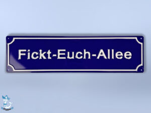 Fickt-Euch-Alle Schild Metall 30x8cm