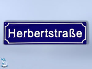Herberstraße Schild Hamburg Metall 30x8cm