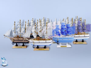 9-fach sortierte Modellschiffe Hamburg
