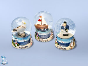 Schneekugel RÜGEN 3-f 4 5cm