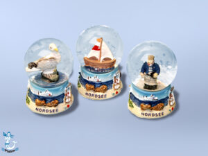 Schneekugel NORDSEE 3-f 4 5cm