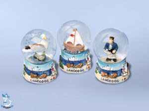 Schneekugel LANGEOOG 3-f 4 5cm